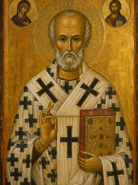 Tablou cu Sfântul Nicolae